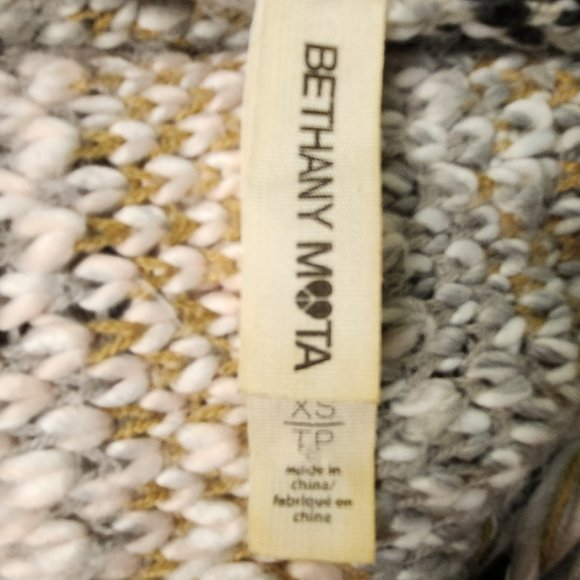 BETHANY MOTA Special Edition Bohemian Sweater Fringe Cardigan Cardi Size XS - Picture 8 of 10